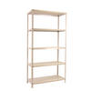 SCHRAUBREGAL Panda HxBxT 180 x 80 x 30 cm Fachlast 100 kg Weiß - Weiß, Metall (80/180/30cm) - PROREGAL