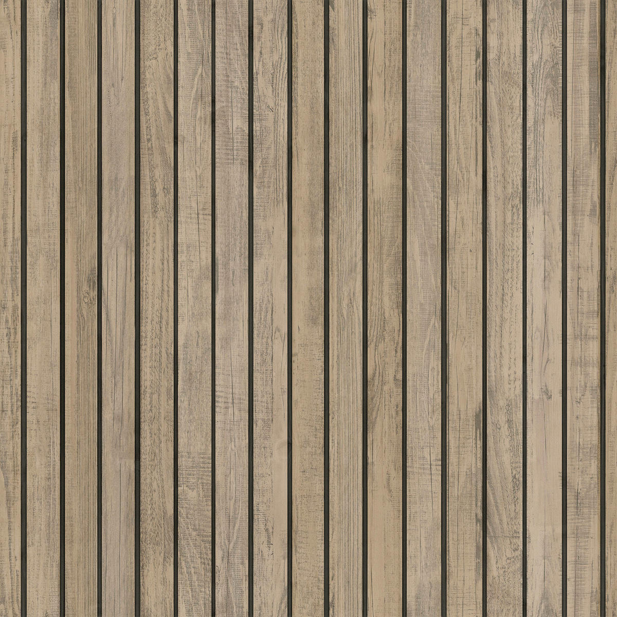 VLIESTAPETE - Lattenrost Eiche Wand 10mx53cm - Braun, Papier/Kunststoff (53/1000cm) - Superfresco Easy