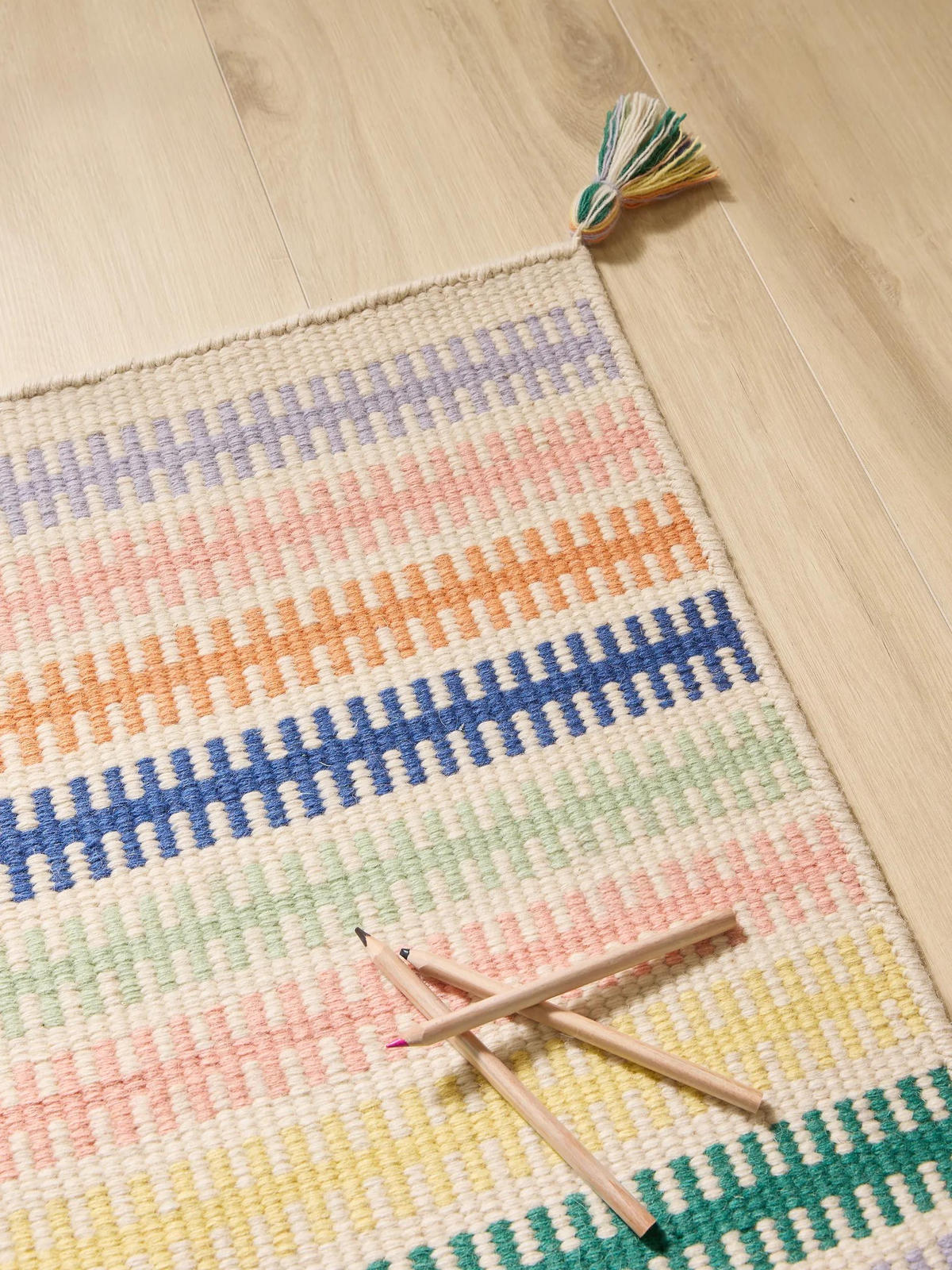 KINDERTEPPICH Lulu Multicolor 120/170 cm - Multicolor, Naturmaterialien/Textil (120/170cm) - benuta