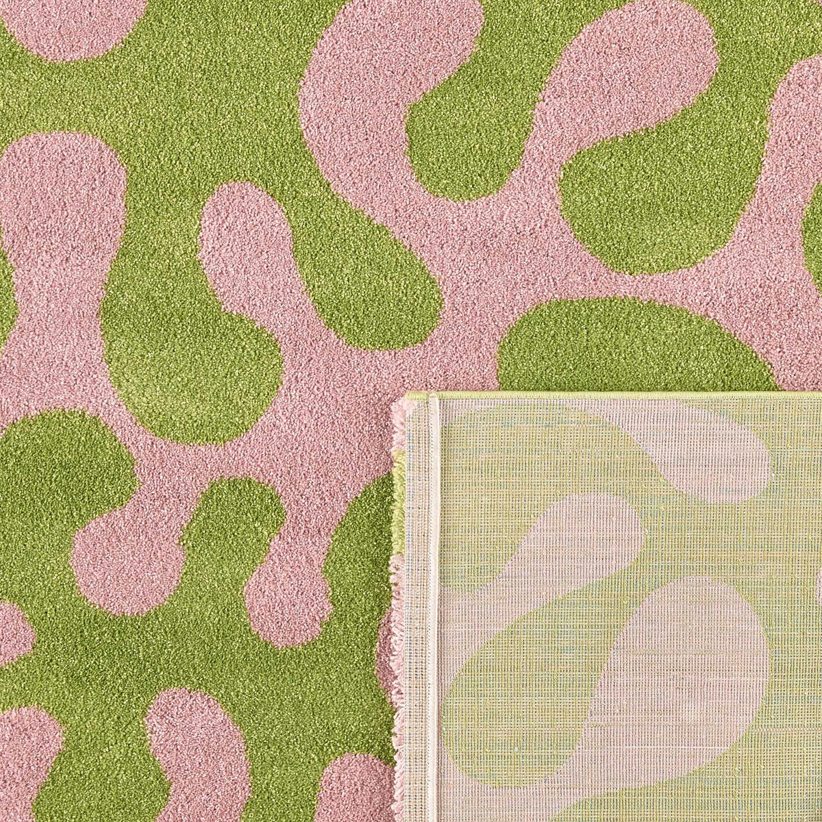 TEPPICH vintage abstrakt grün Groovy 120x160 cm - Grün, Textil (120/160cm) - Nazar Rugs