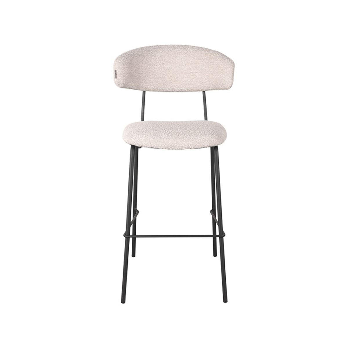 BARHOCKER Zack Beige 53/57/95 cm 2er-Set - Beige, Metall (57/95/53cm) - LABEL51