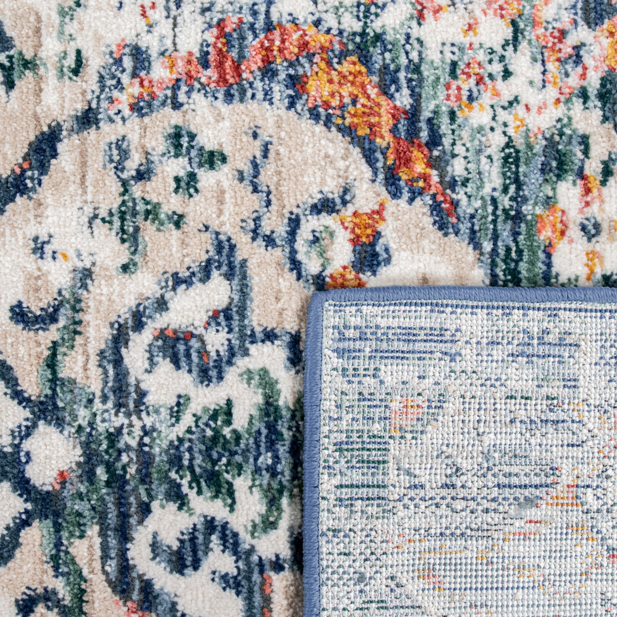 KURZFLORTEPPICH 120/170 cm Herbete 733 - Blau, Textil (120/170cm) - Paco Home