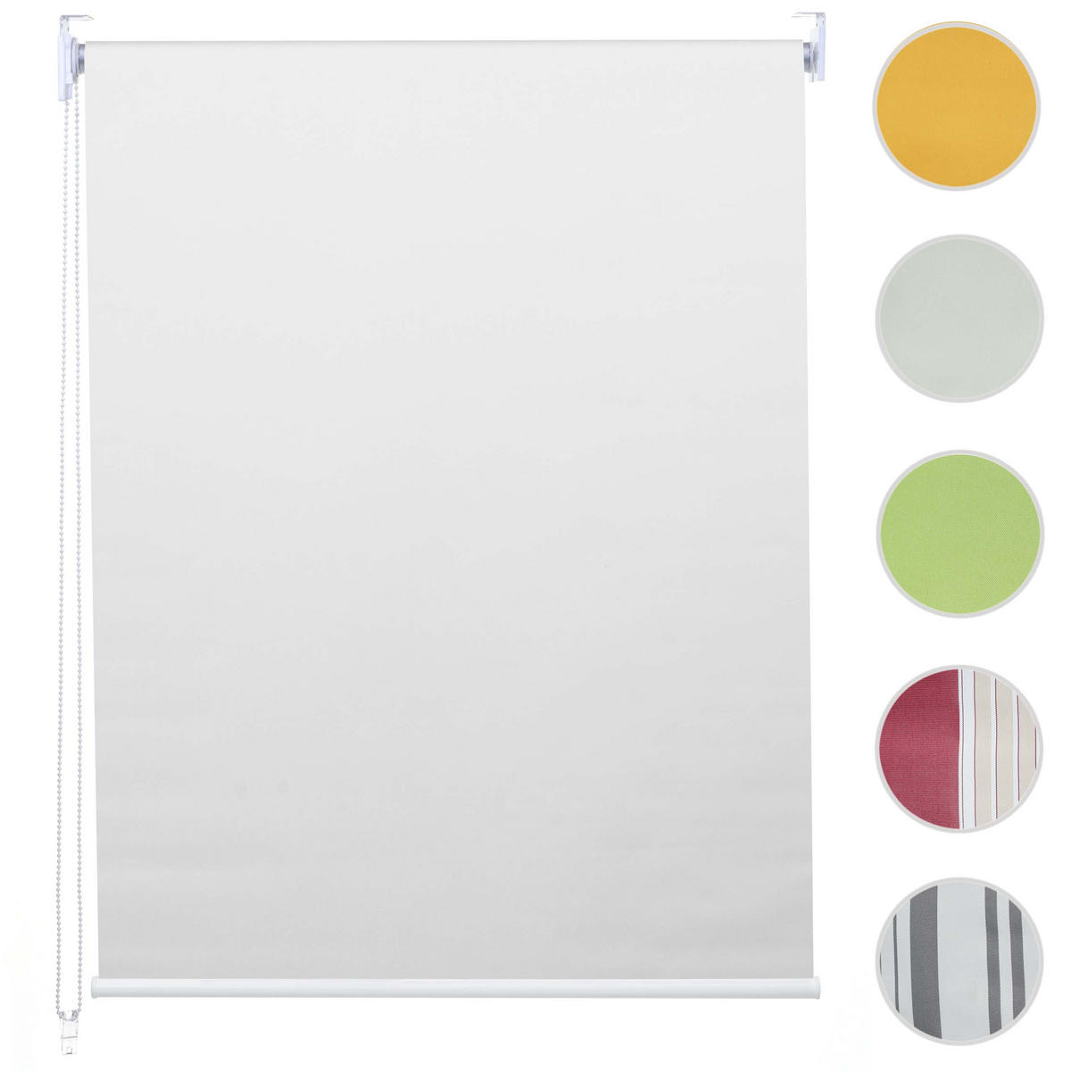 ROLLO Weiß - Weiß, Textil (120/160/7cm) - MCW