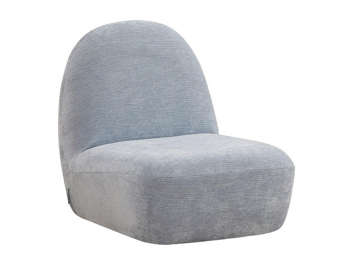 SESSEL mit gerader Rückenlehne - 1 Person - Stoff - Hellblau - - Hellblau, Textil (52.5/58.5/60.5cm) - Vente-Unique