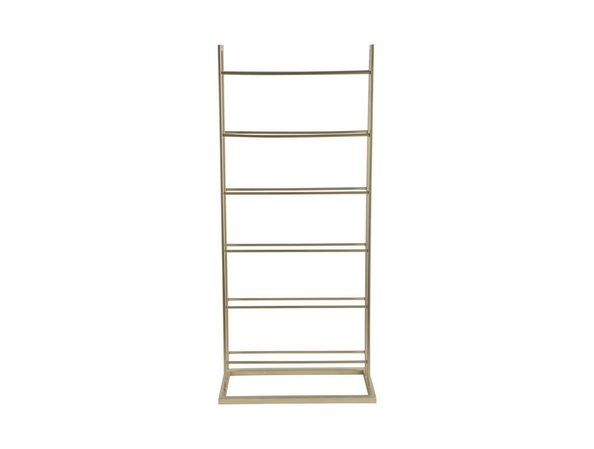 WEINREGAL Single Floor 38/20/84 cm - Goldfarben, Metall (20/84/38cm) - Present Time