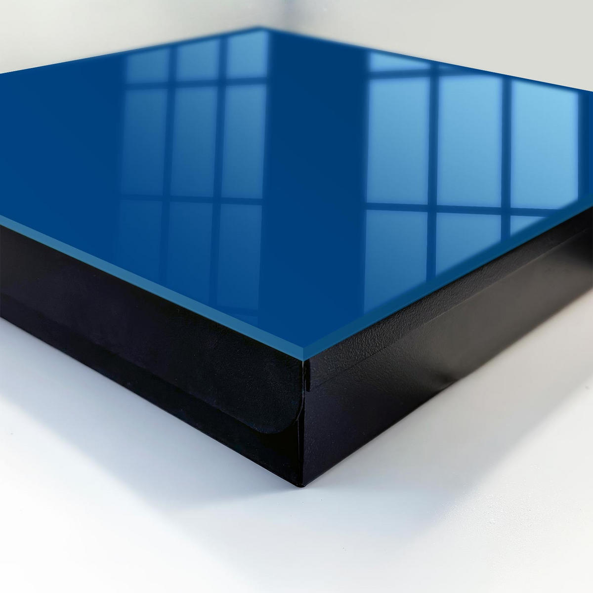 SCHLÜSSELBOX Schwarz 30x30 cm- Türöffnung nach rechts - Dunkelblau - Dunkelblau, Metall (30/30/5cm) - TULUP