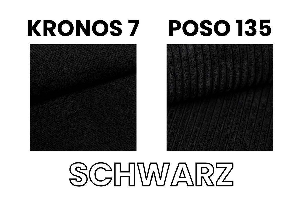 BOXBETT MATI 100/200 Schwarz mit Taschen-Federkernmatratze H4 - Schwarz, Holz/Holzwerkstoff (100/200cm) - Deine Möbel 24