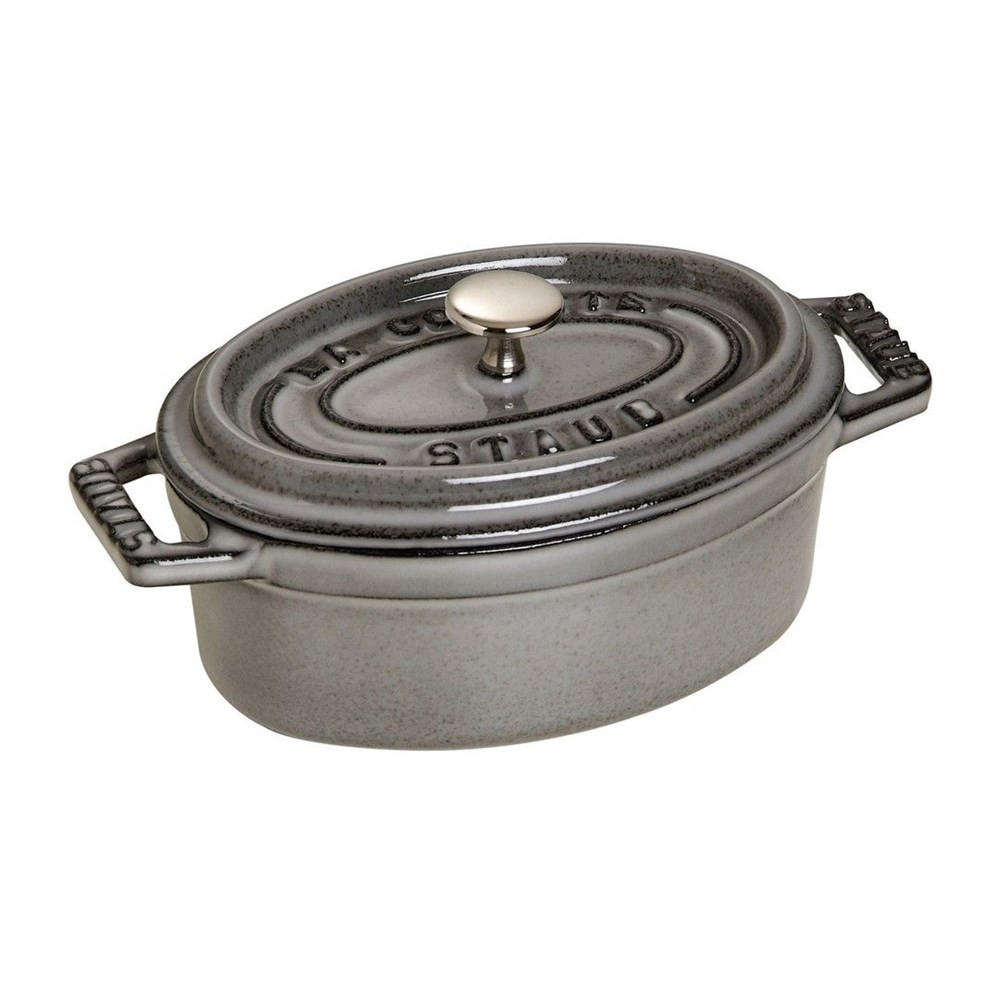 TOPF Grau 10/10/7 cm NPC405001160 - Grau, Glas (11cm) - Staub