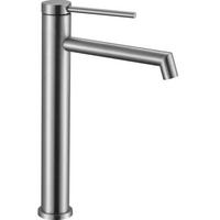 WASCHBECKENARMATUR Rea Foss Nickel Brush High - Nickelfarben, Metall (4/29.5/20cm) - REA