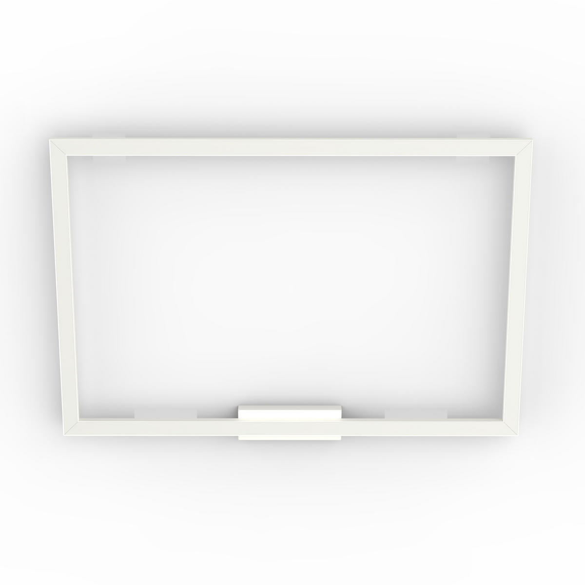 LED-DECKENLEUCHTE - Weiß Hochglanz, Metall (60/90/100cm) - Lumicom