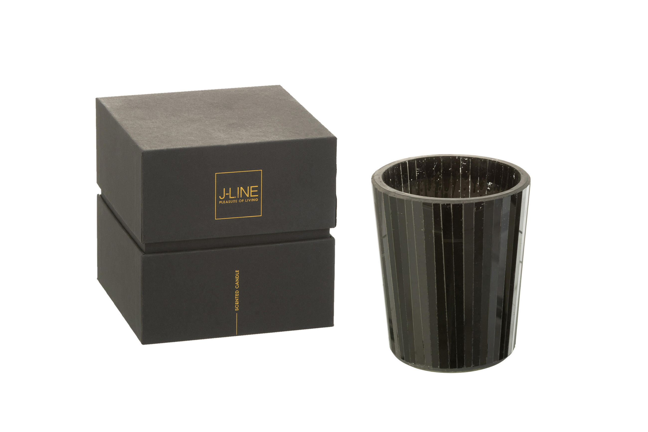 DUFTKERZE NOA - Schwarz - M - 55 Std. - Schwarz, Paraffin (12.5/15.5cm) - J-Line