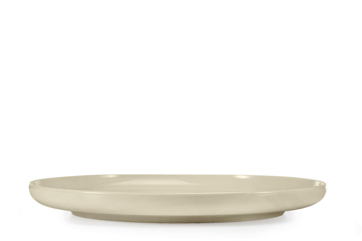 TELLER-SET VICTO 6-tlg Dessertteller - Beige, Keramik (20/2/20cm) - KONSIMO®