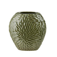 VASE Lettu grün 20/10/20 cm Keramik - Grün, Keramik (20cm) - Mondex