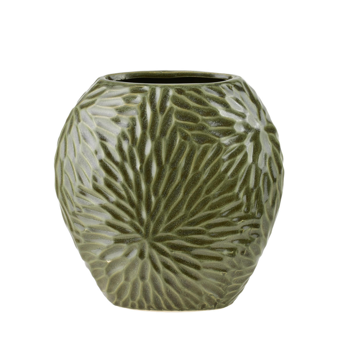 VASE Lettu grün 20/10/20 cm Keramik - Grün, Keramik (20cm) - Mondex
