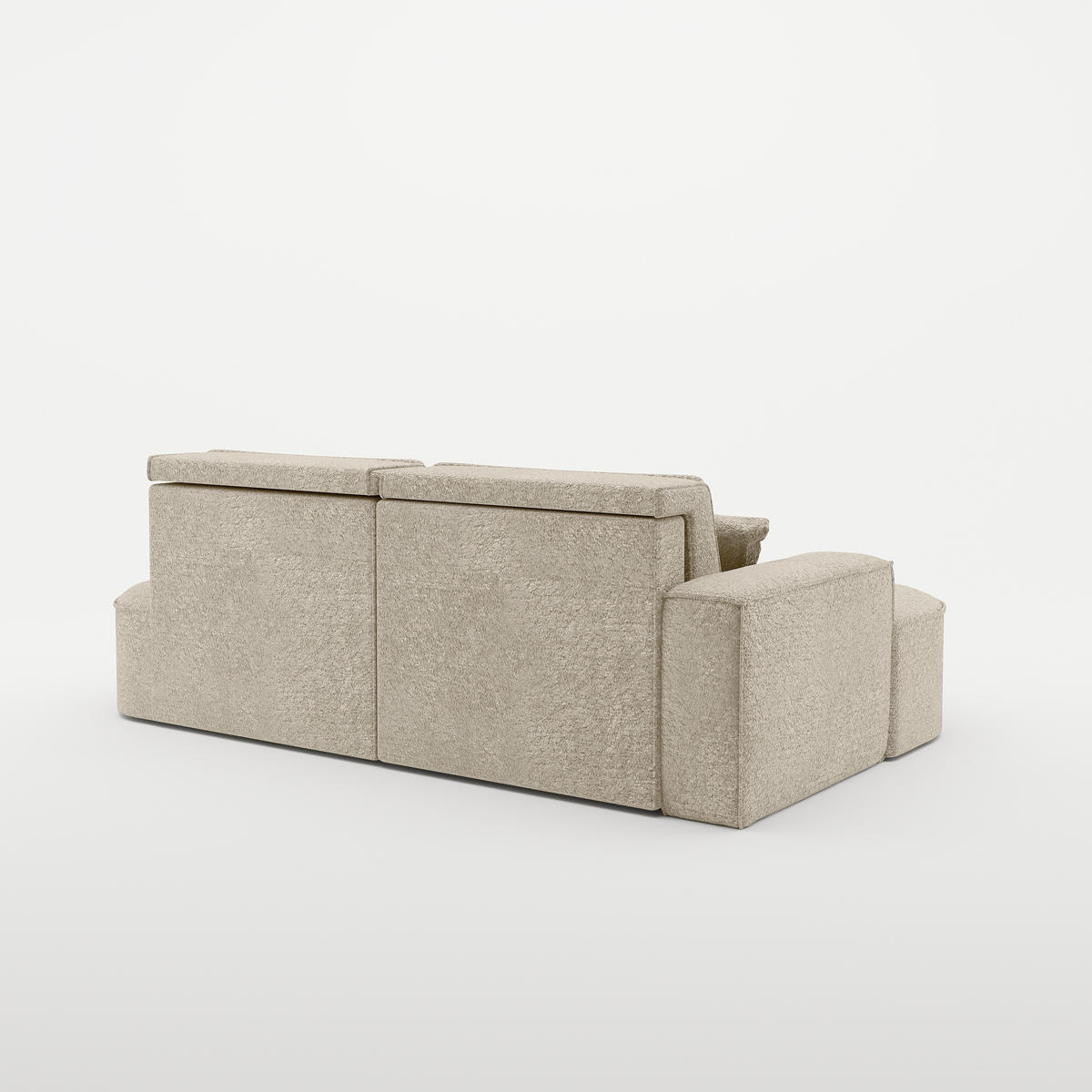 ECKSOFA Modena Pro - Komfort Und Stil stoff Arena Beige Links - Beige, Holz (278/179cm) - Kaiser Möbel