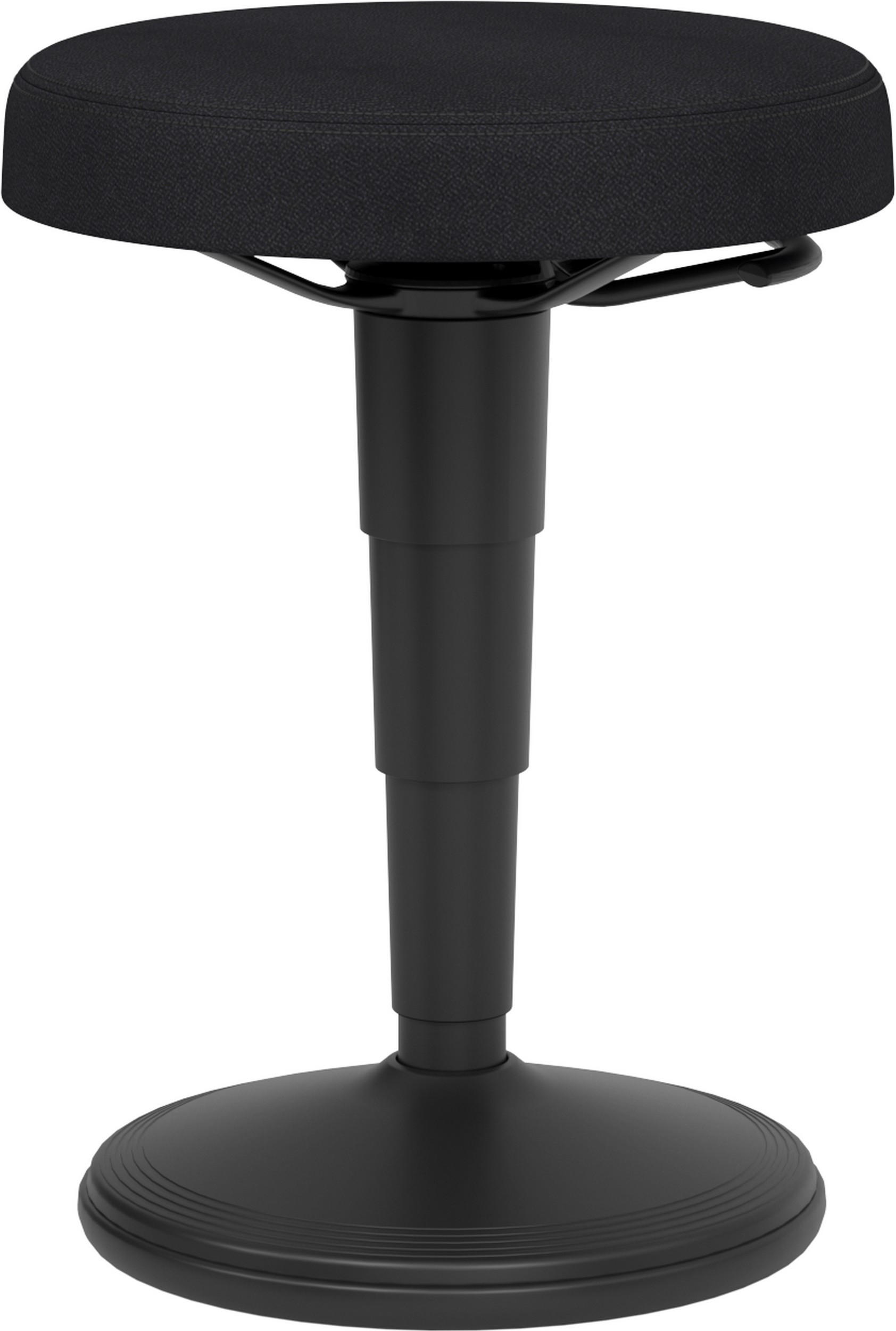 STEHHILFE Sitz- und Steh Hocker 41/41/81 cm in Schwarz - Schwarz, Kunststoff (41/81/41cm) - bümö