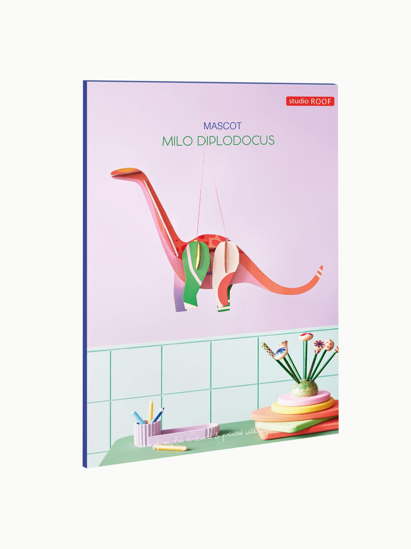 WANDSKULPTUR Bunt 14/35 cm - Multicolor, Wellpappe (14/35/57cm) - KUNSTLOFT