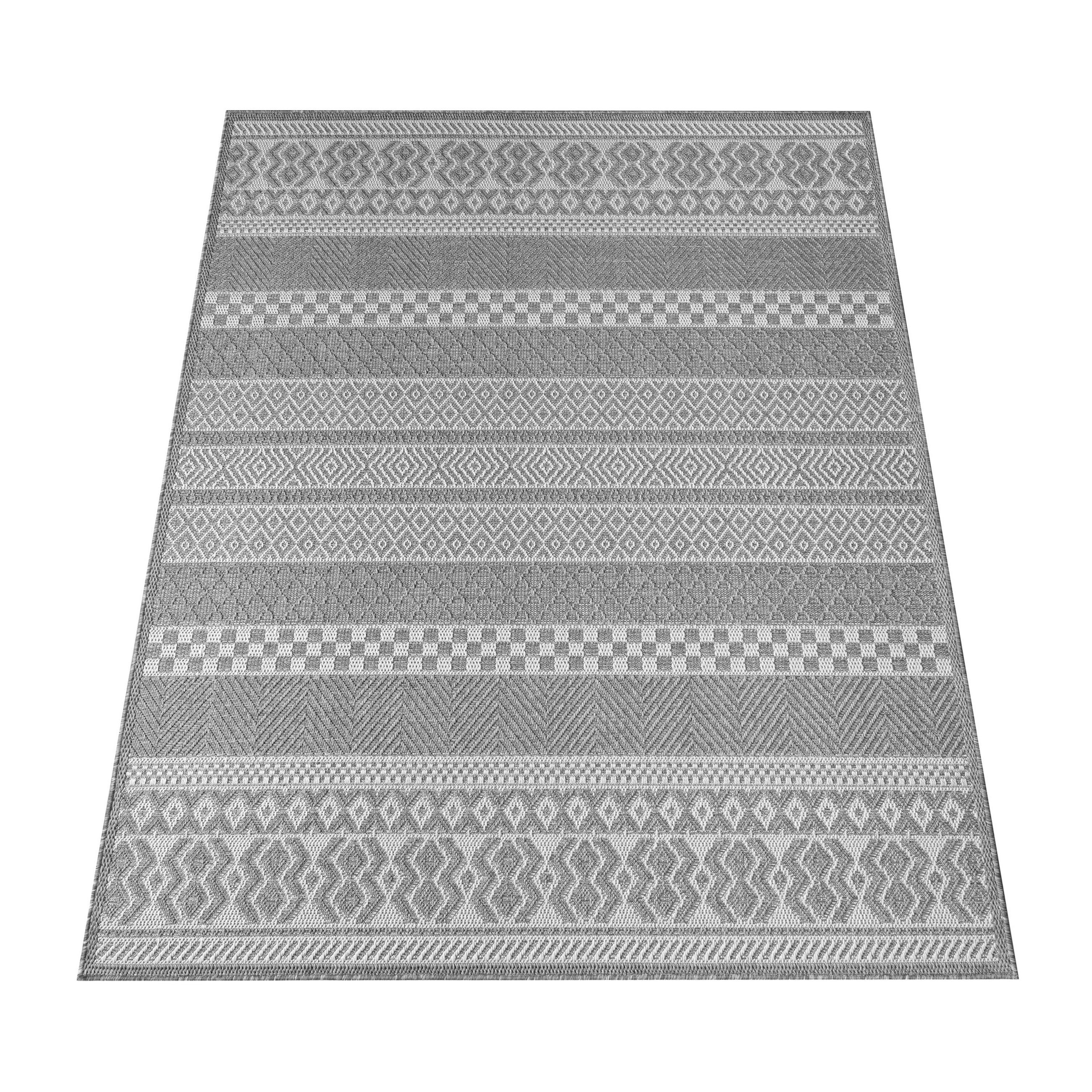 OUTDOORTEPPICH 80/150 cm Vermont 183 - Hellgrau, Textil (80/150cm) - Paco Home