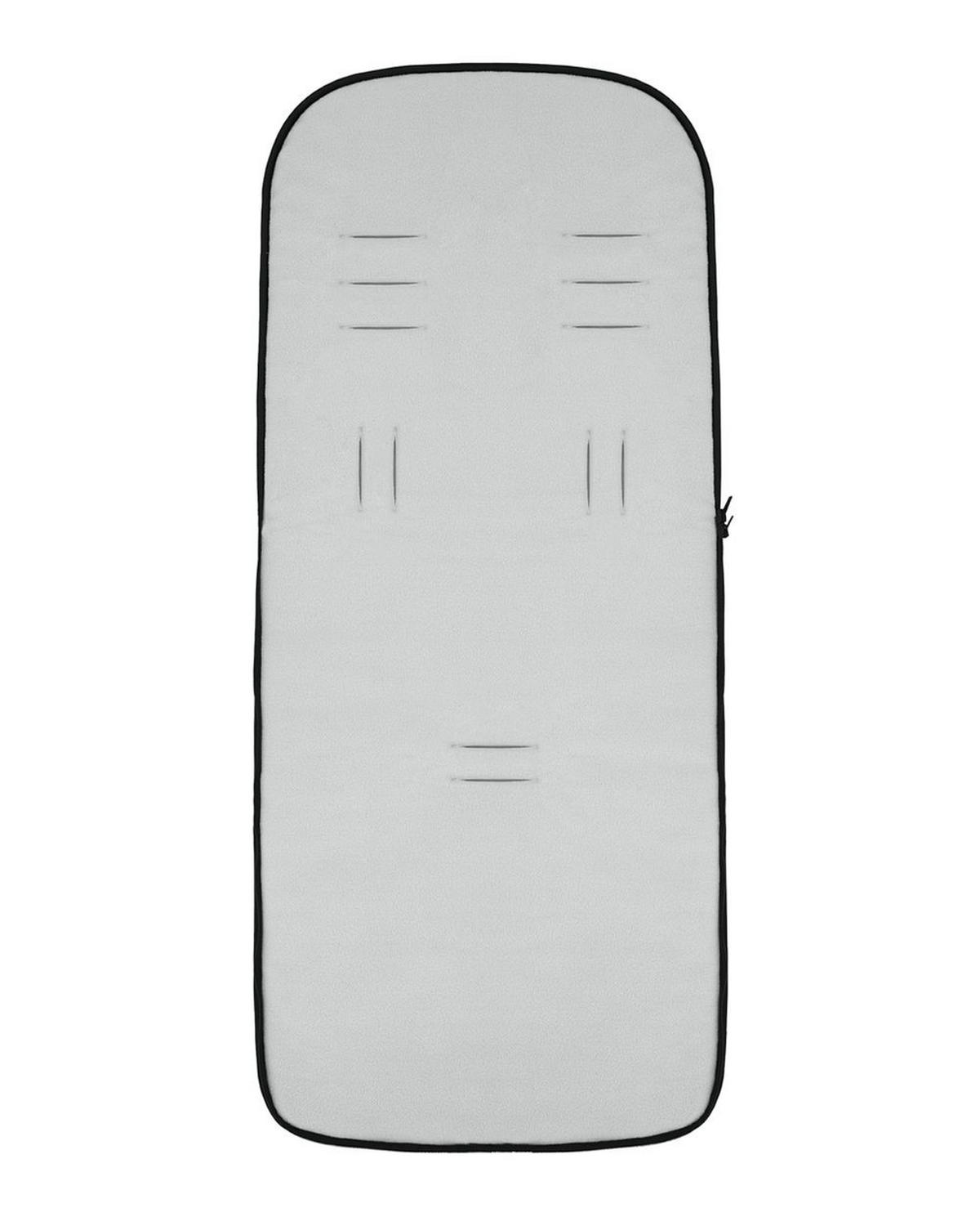 FUSSSACK Polar Friends schwarz gemustert Fleecefutter, wasserabweisend, für 5-Punkt-Gurt, Reißverschluss - Schwarz, Textil (48/10/85cm) - Kikka boo