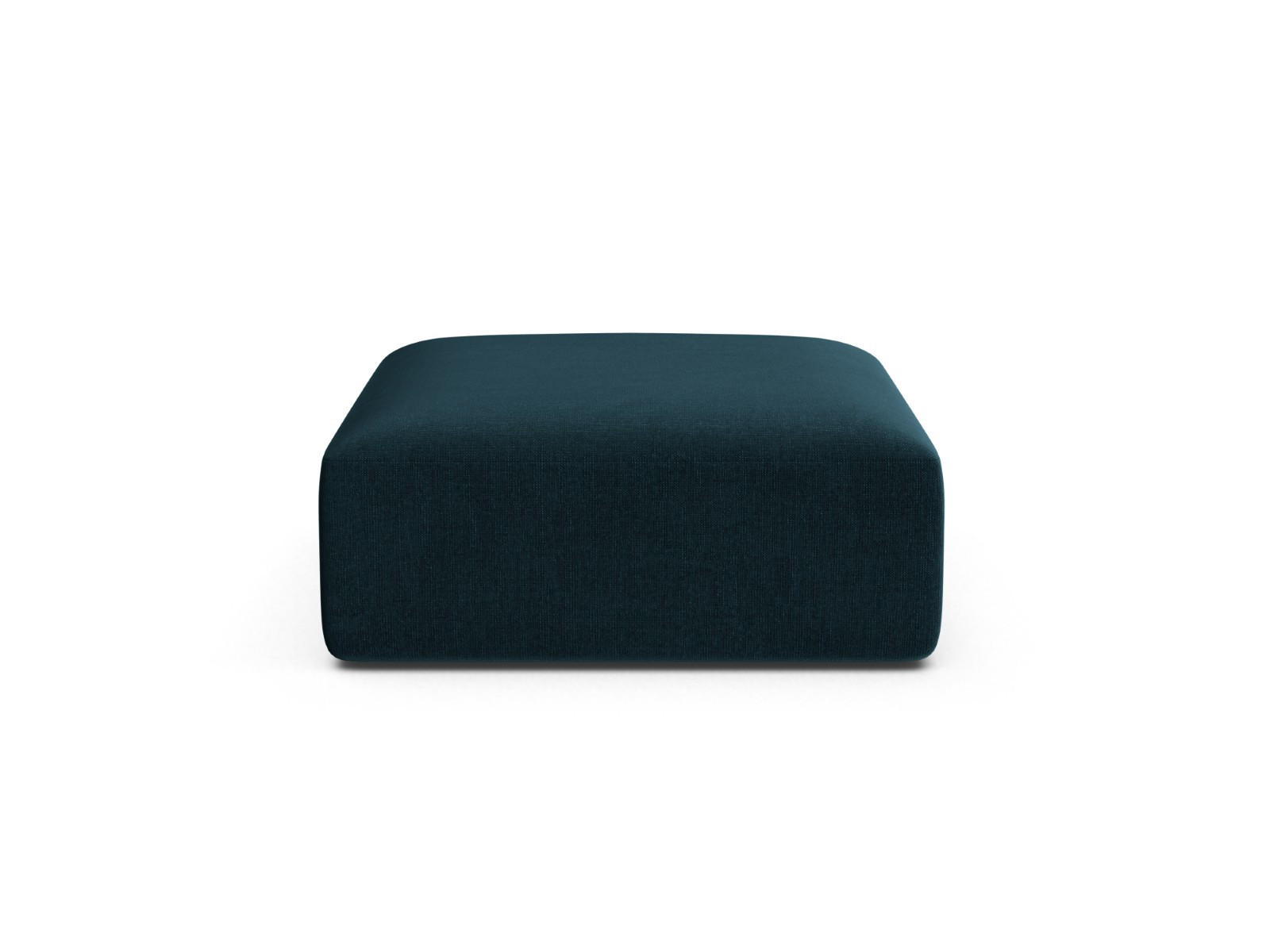 POUF Campi aus Samt petrol - Petrol, Textil (90/40/90cm) - Cosmopolitan Design