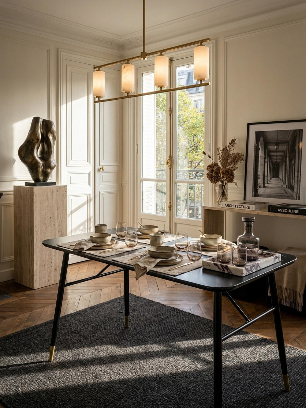 ESSTISCH Marmoroptik Metall Rechteckig Modern Klein, Schwarz 120x60x76 cm - Goldfarben/Schwarz, Holzwerkstoff/Metall (60/120/76cm) - KADIMA DESIGN