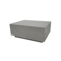 COUCHTISCH COLORADO aus GF-Beton Rechteck, Wetterbeständig, 86x66x36 cm - Grau, Naturmaterialien (86/66/36cm) - Elementi