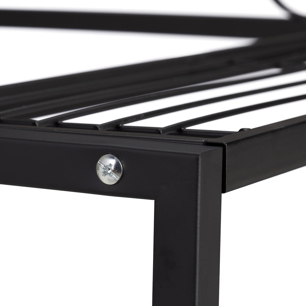 BLUMENTREPPE - Schwarz, Metall (70/69/60cm) - Relaxdays