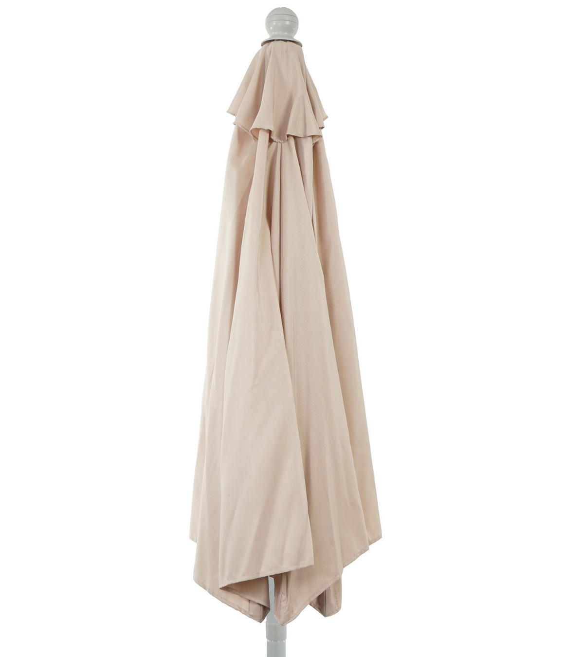 SONNENSCHIRM I HALBRUND UV 50+ Cremeweiß - Weiß, Textil (260/135cm) - MCW