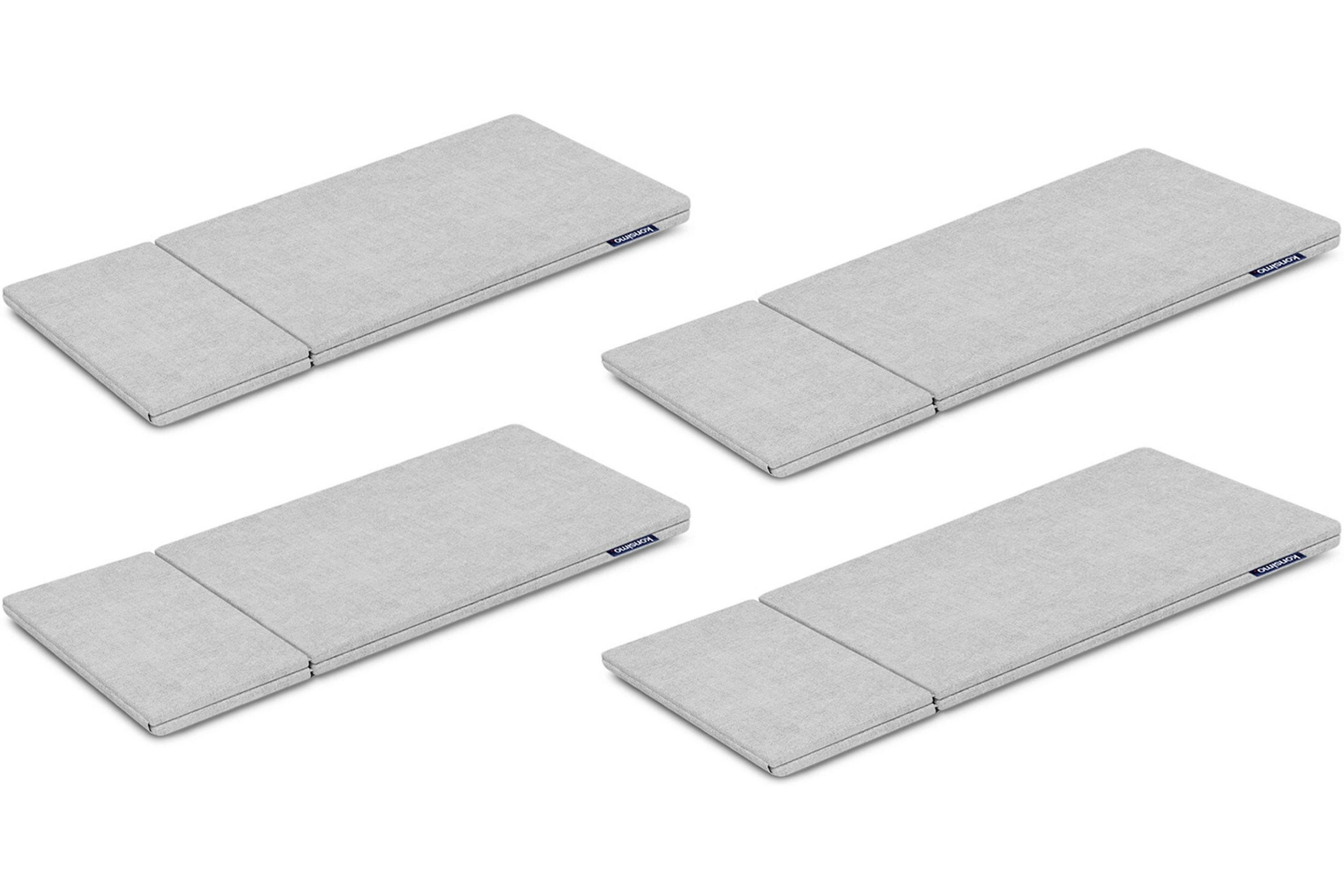 Konsimo® Bezug-Für-Kindermöbel-Set Grau 173x3x80 cm