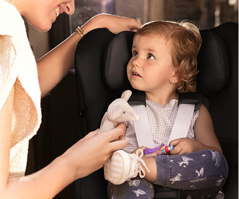 Kind in Kindersitz