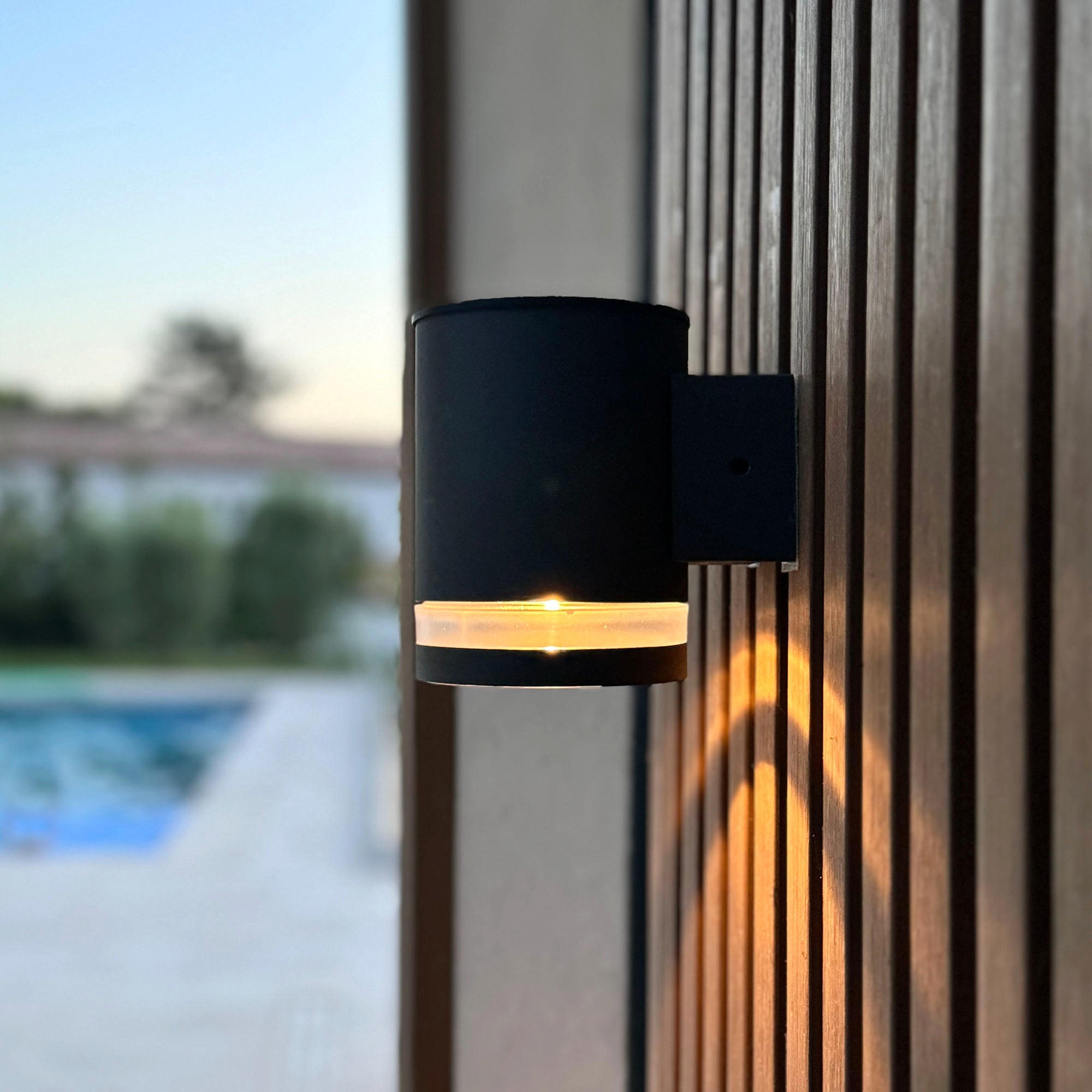 Thumbnail - Lumisky 2, Schwarz, Metall, 11x10x17 cm, Lampen & Leuchten, Außenbeleuchtung, Solarleuchten