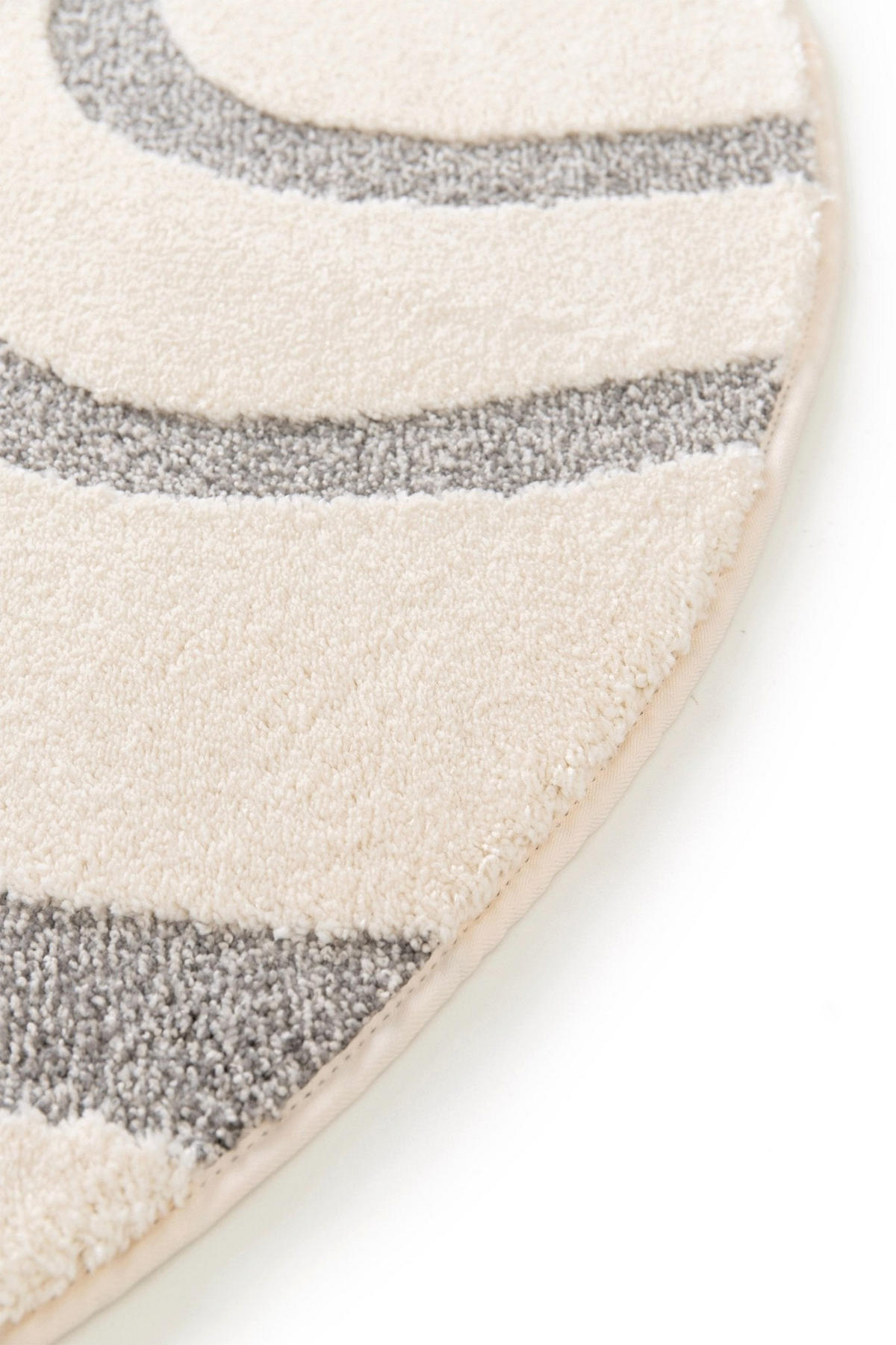 TEPPICH Ethnostil, geschnitzt grau - Grau, Textil (160/160cm) - AFK Living