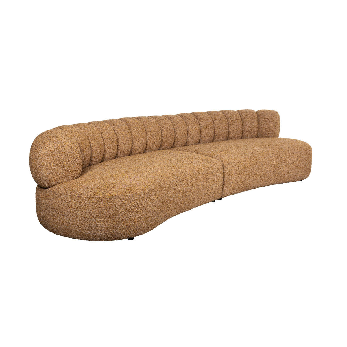 SOFA 4,5-SITZER Duvane Braun - Braun, Kunststoff (310/68/114cm) - Dutchbone