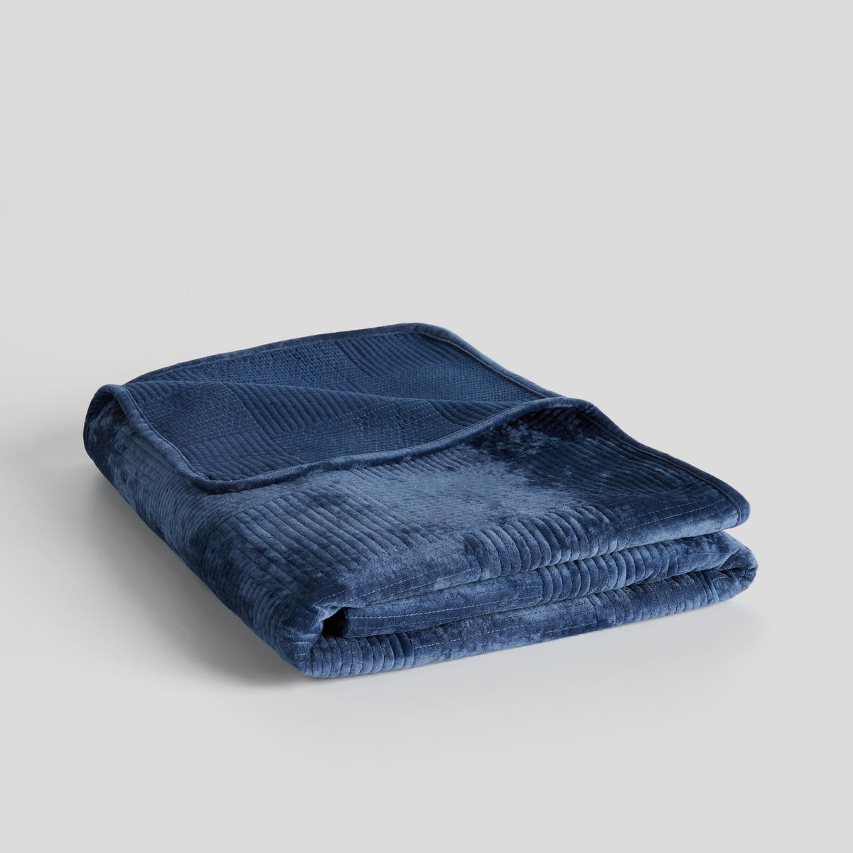 TAGESDECKE Quadron - Dunkelblau, Textil (200/220cm) - home&you