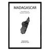 POSTER Länder & Kontinente Madagaskar A4 Rahmenlos - Klar, Papier (29.7/5/21cm) - Nacnic