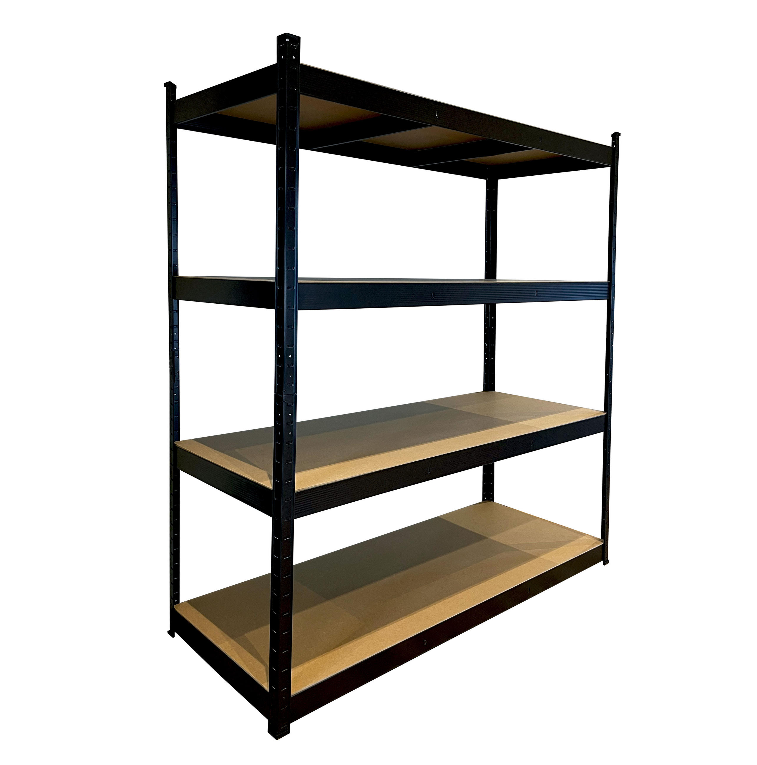 SCHWERLASTREGAL 150x60x180cm - Schwarz, Metall (150/180/60cm) - QUICK STAR