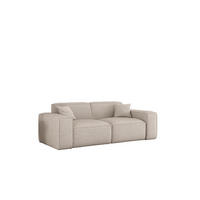 SOFA 2-sitzer Celes Premium In Artico - Creme, Holzwerkstoff/Textil (182/73/90cm) - Fun Möbel