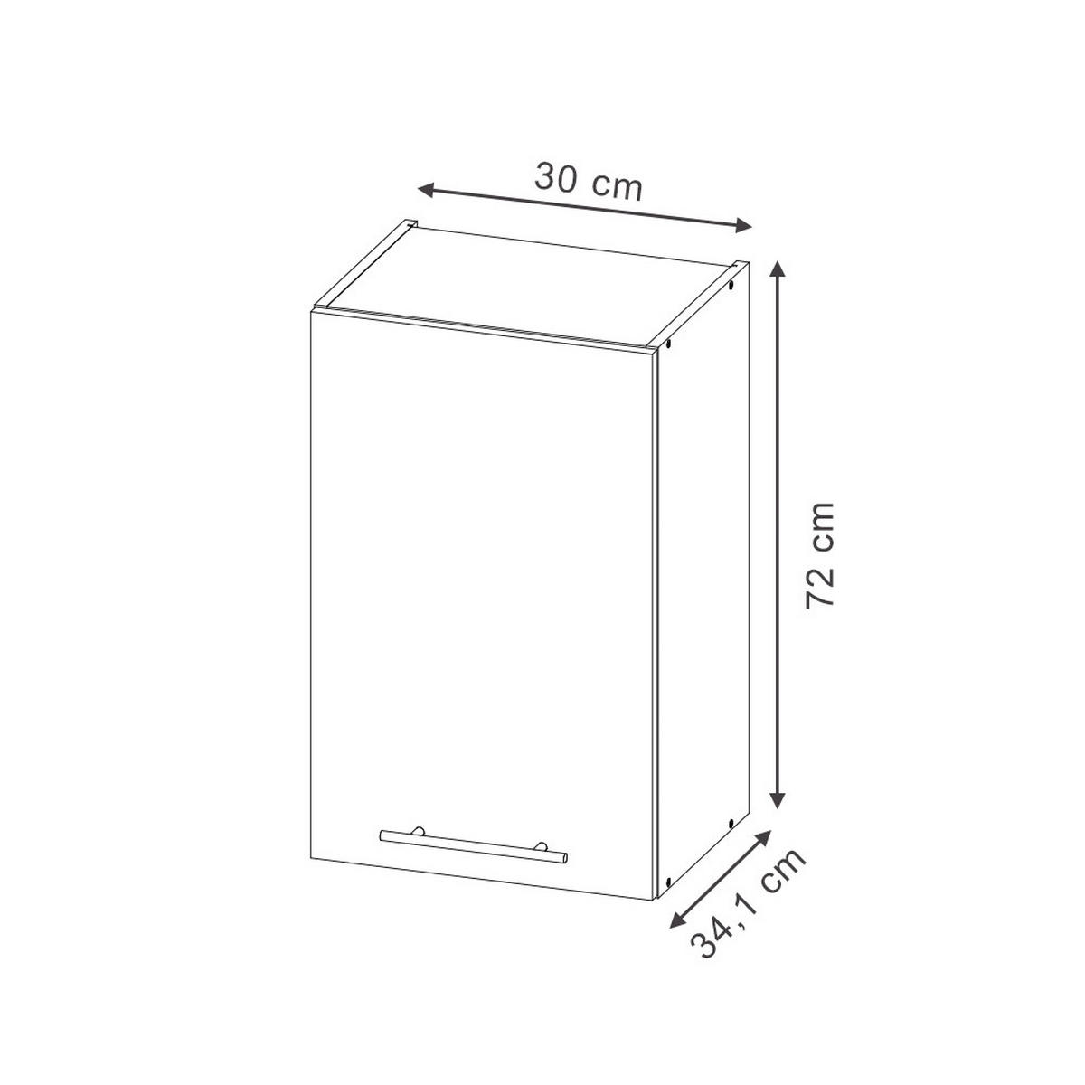 Dunkelgrau/Anthrazit, Holzwerkstoff (30/72/34.1cm) - Vicco