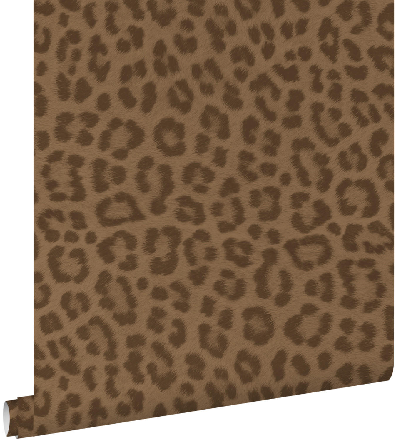 TAPETE Leopardenmuster 50 x 900 cm - Braun, Papier (50/900cm) - ESTAhome
