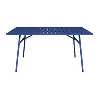 GARTENTISCH - 4 Personen, 6 Personen - Metall - Marineblau - - Dunkelblau, Metall (80/160/74.5cm) - Vente-Unique