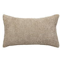 DEKOKISSEN Bouclé Soana 30/50 cm - Taupe, Textil (50cm) - Atmosphera Createur d´interieur