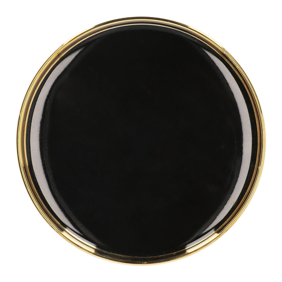 DESSERTTELLER Sinnes schwarz 15 cm 6er-Set - Schwarz, Keramik (15cm) - Homla