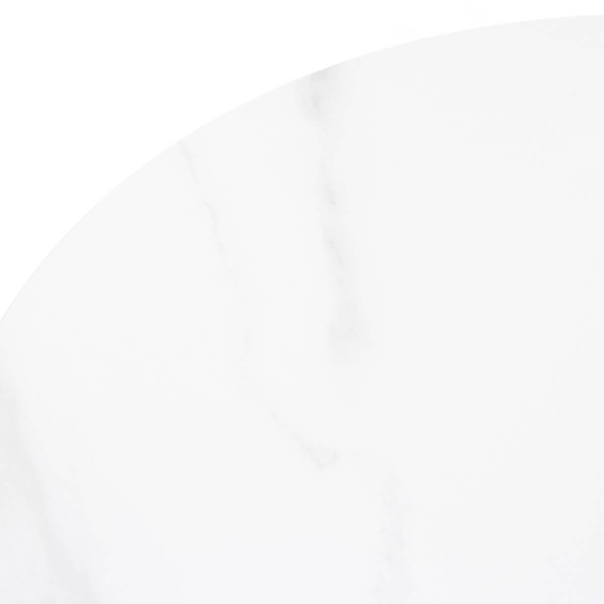 BEISTELLTISCH aus Keramik 60x60x55cm, natur - Braun, Holz (60/60/55cm) - Giga Meubel