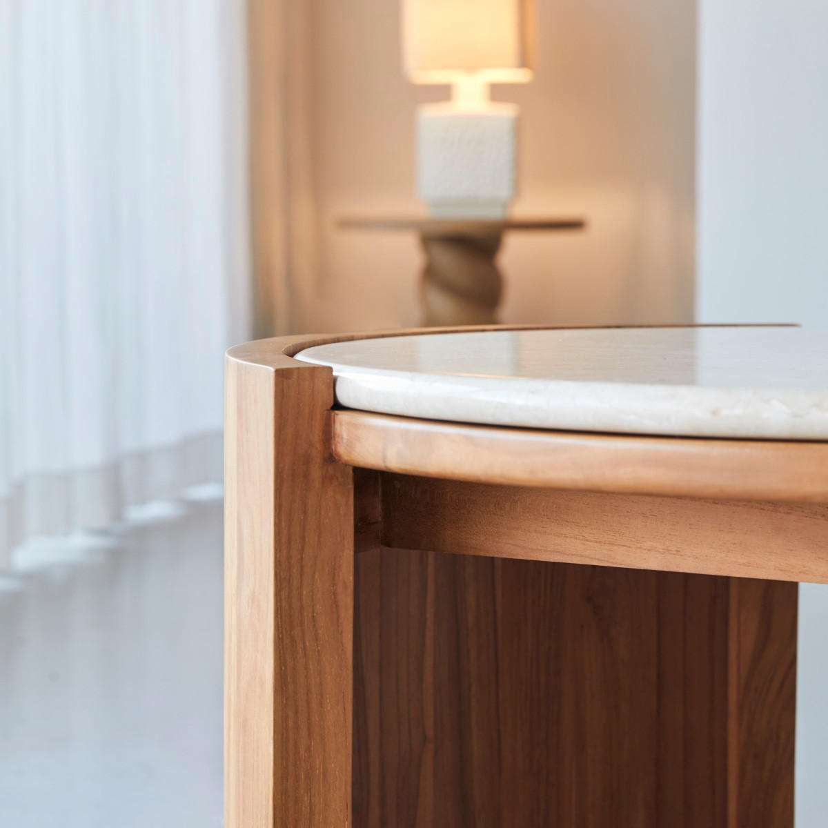 COUCHTISCH Virgile Natur aus Teak - Naturfarben, Holz (60/66/44cm) - Tikamoon