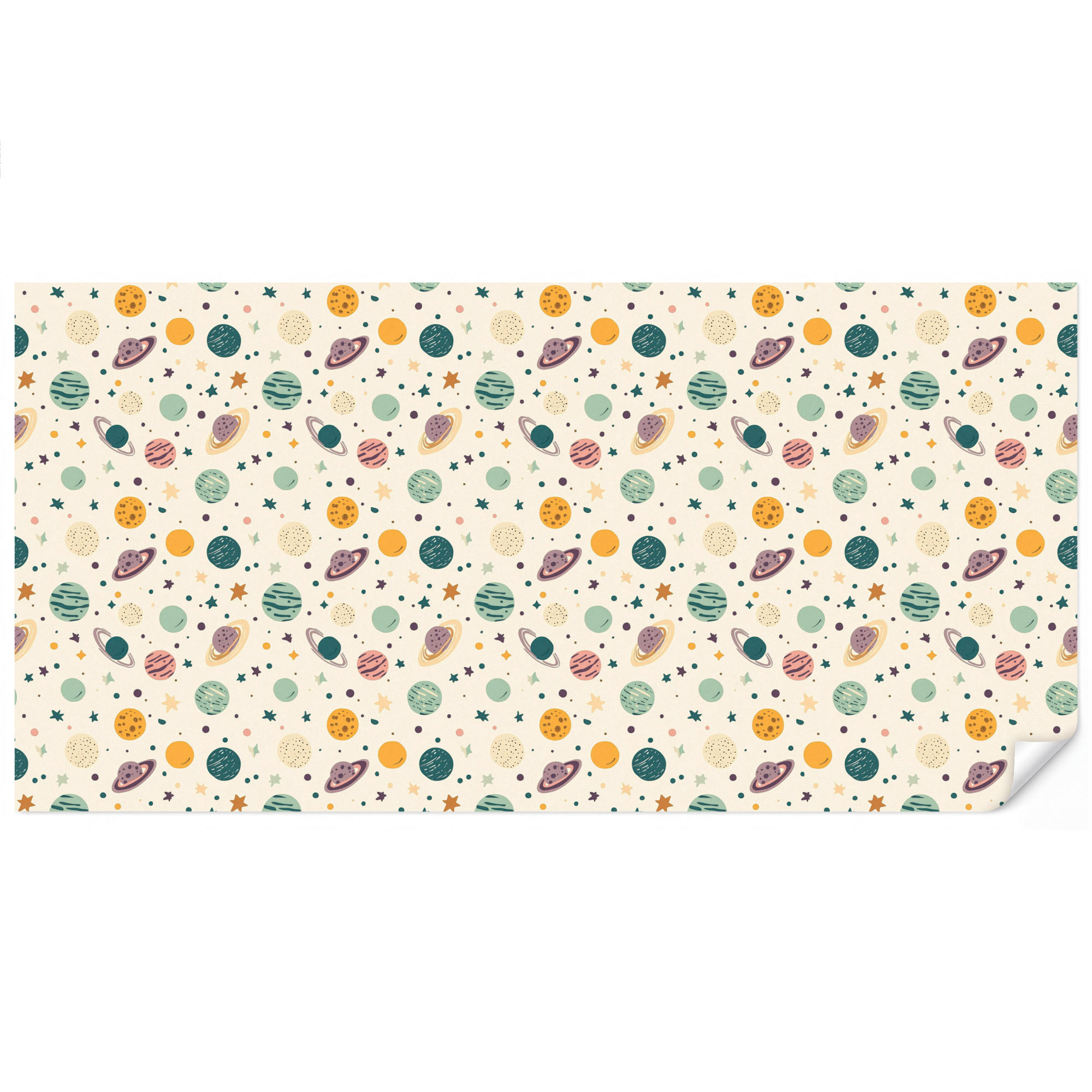 OnlyWow Kindertapete Creme 500x240 cm