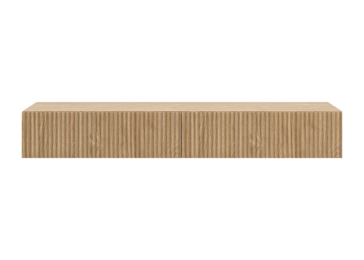 WANDKONSOLE Nolie Eichenholzoptik 110 cm - Eichefarben, Holzwerkstoff (110/17/40cm) - Selsey