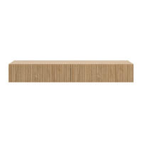 WANDKONSOLE Nolie Eichenholzoptik 110 cm - Eichefarben, Holzwerkstoff (110/17/40cm) - Selsey