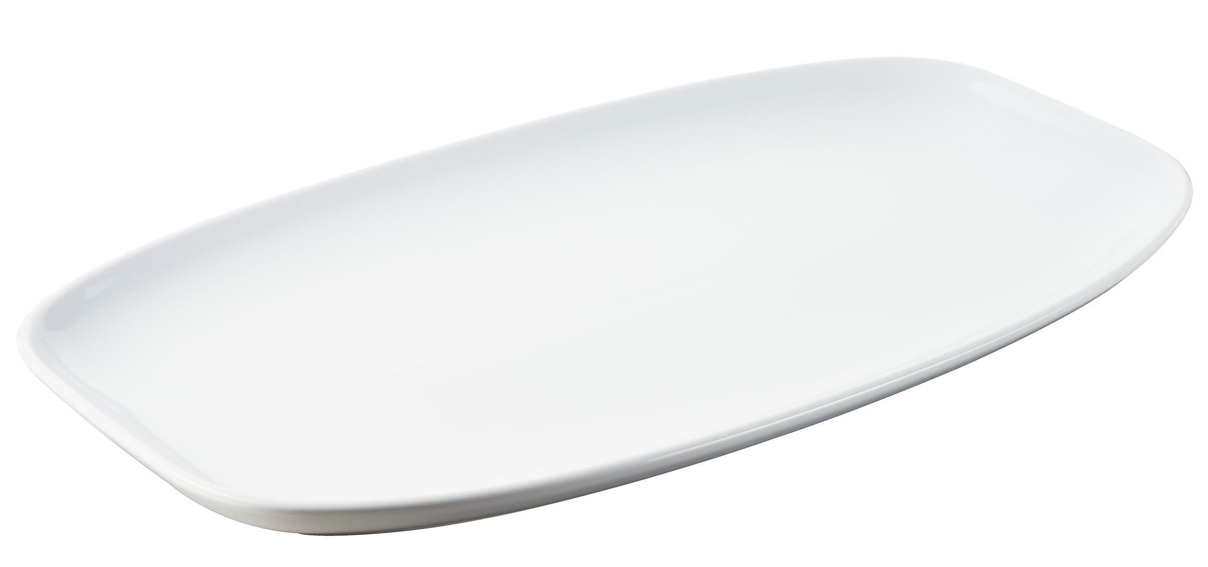 Revol Porcelaine France Servierplatte Weiß 21x2.9x36 cm