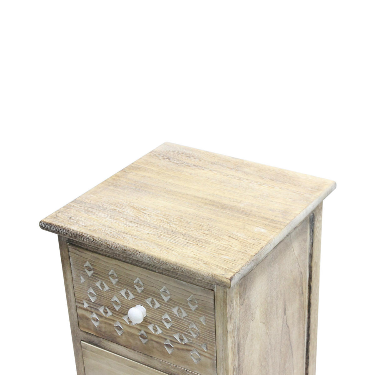 NACHTTISCH Braun 30/30/65 cm - Braun, Holz (30/65/30cm) - Mobili Rebecca