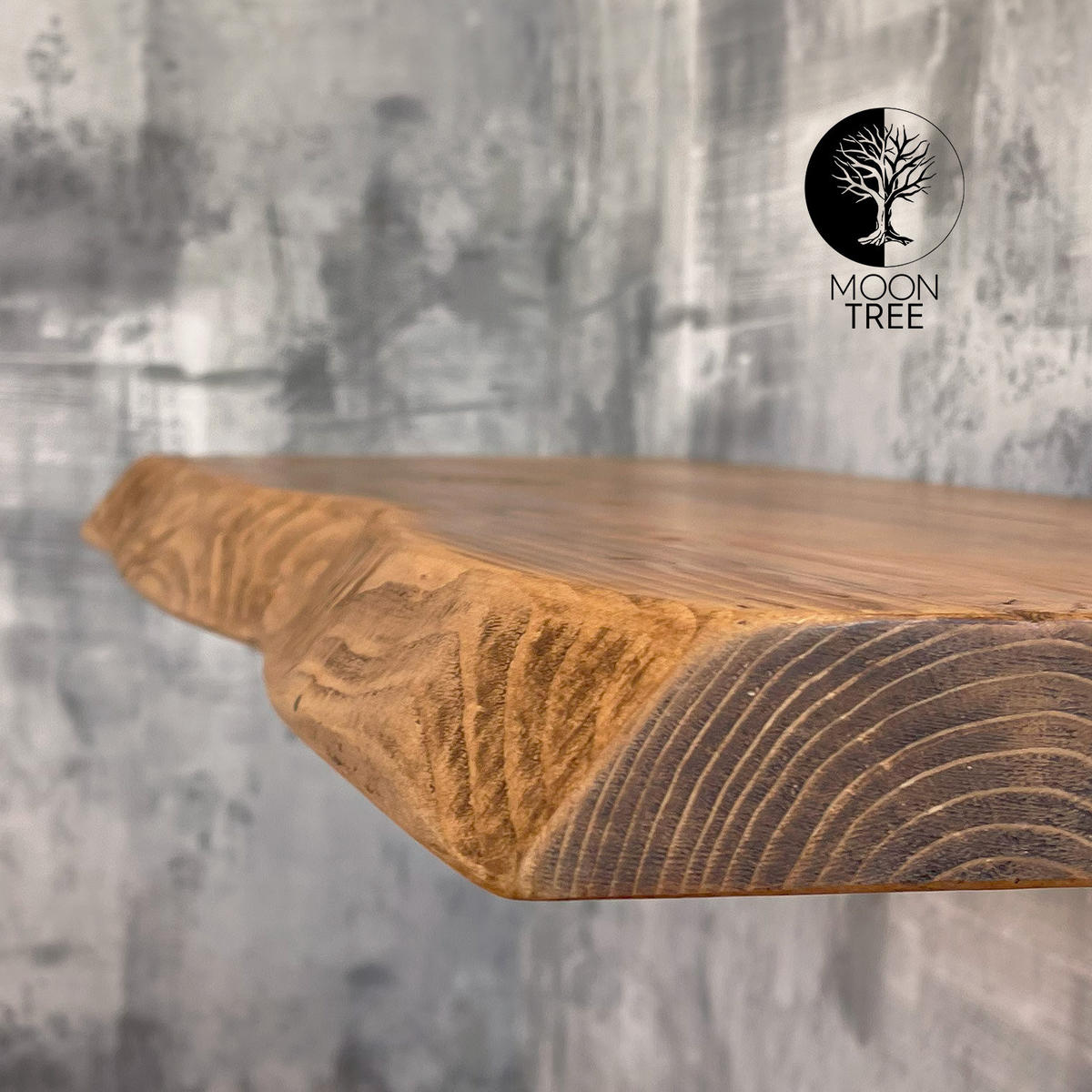WANDREGAL rustikales 30/3,8/60 cm dunkle Eiche - Dunkelbraun, Holz (60/3.8/30cm)